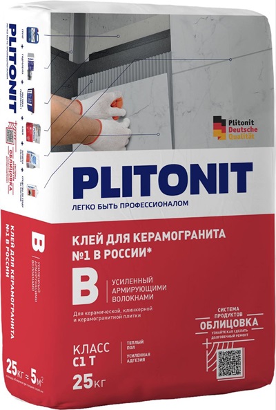 Новинка: Plitonit В+ — клей для плитки